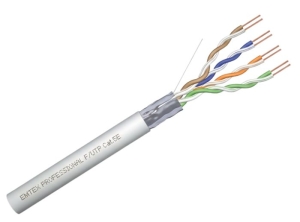 CABLU F/UTP, CAT.5E, CUPRU, MANTA PVC, ROLA 305M
