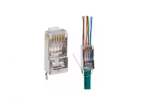 MUFA EZ FTP CAT6E RJ45 PENTRU CABLU ECRANAT 1.1MM