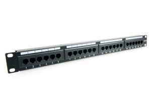 PATCH PANEL 24 PORTURI, 1U, UTP CAT.5E, KRONE+110