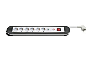 PDU 6 X SCHUKO, COMUTATOR, CABLU 1.4M