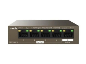 SWITCH 4 PORTURI POE OUT, 1 PORT POE IN