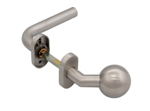 SET CLANTA CU MANER FIX DIN INOX, 5 BUC.